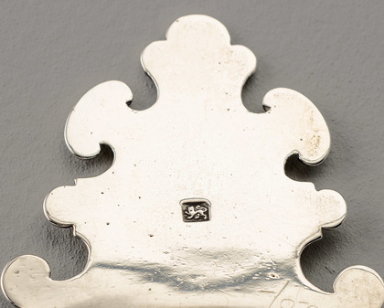 Early Georgian Silver Lemon Strainer - Samuel Lea